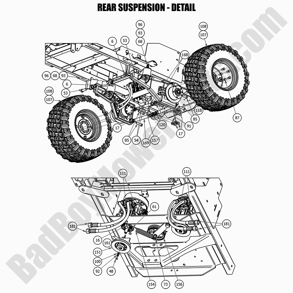 2021 Rogue - Rear Suspension - Detail